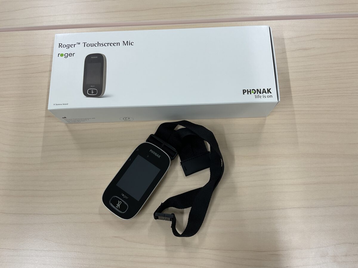 デジタルワイヤレス補聴援助システム ロジャータッチスクリーンマイク